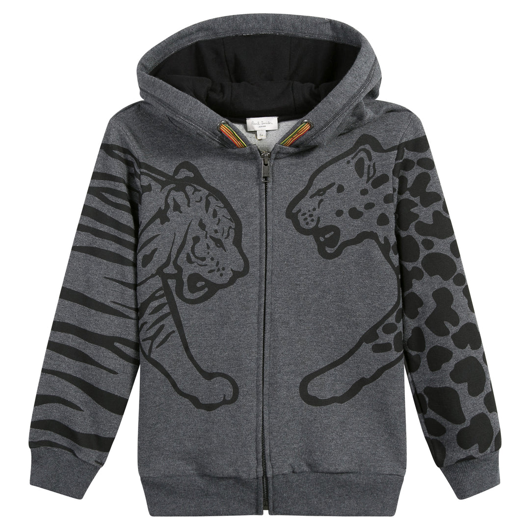 Paul Smith Junior Kids Tiger & Leopard Jacket with Hood 5K17502-24