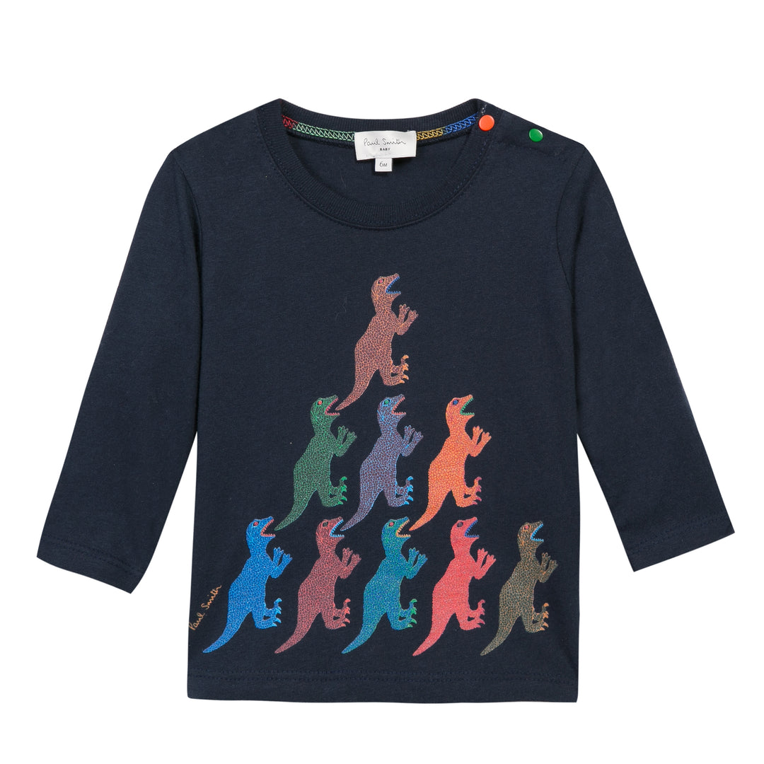Paul Smith Kids Baby 'Prisco' Dinosaur Pymamid Print T-Shirt
