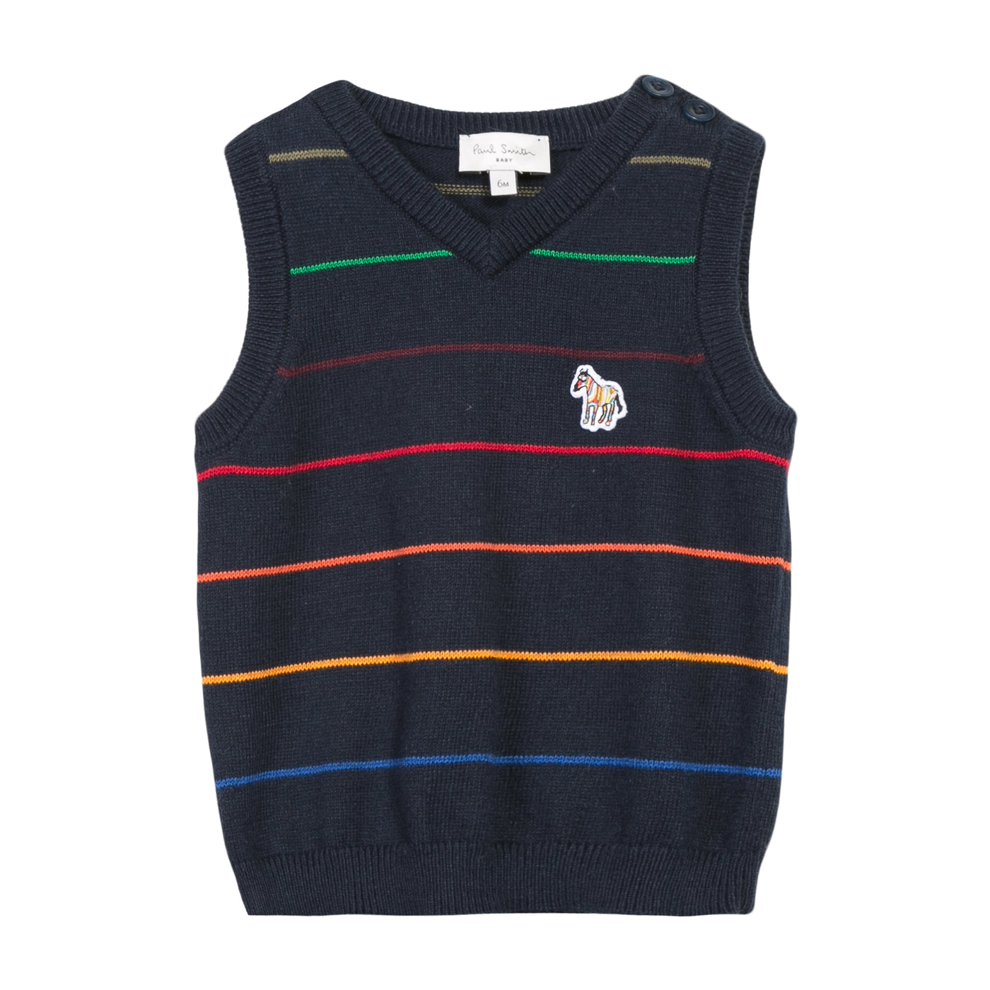 Paul Smith Junior Baby Sweater Vest 5K18521 492 BRIGHT NAVY
