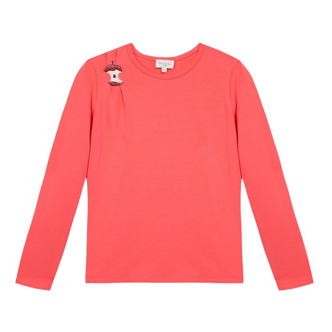 Paul Smith Kids Girls Long Sleeve Shirt - Light Coral Pink