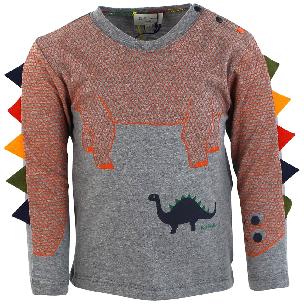 Paul Smith Junior Baby Boys Grey Pekin T-Shirt