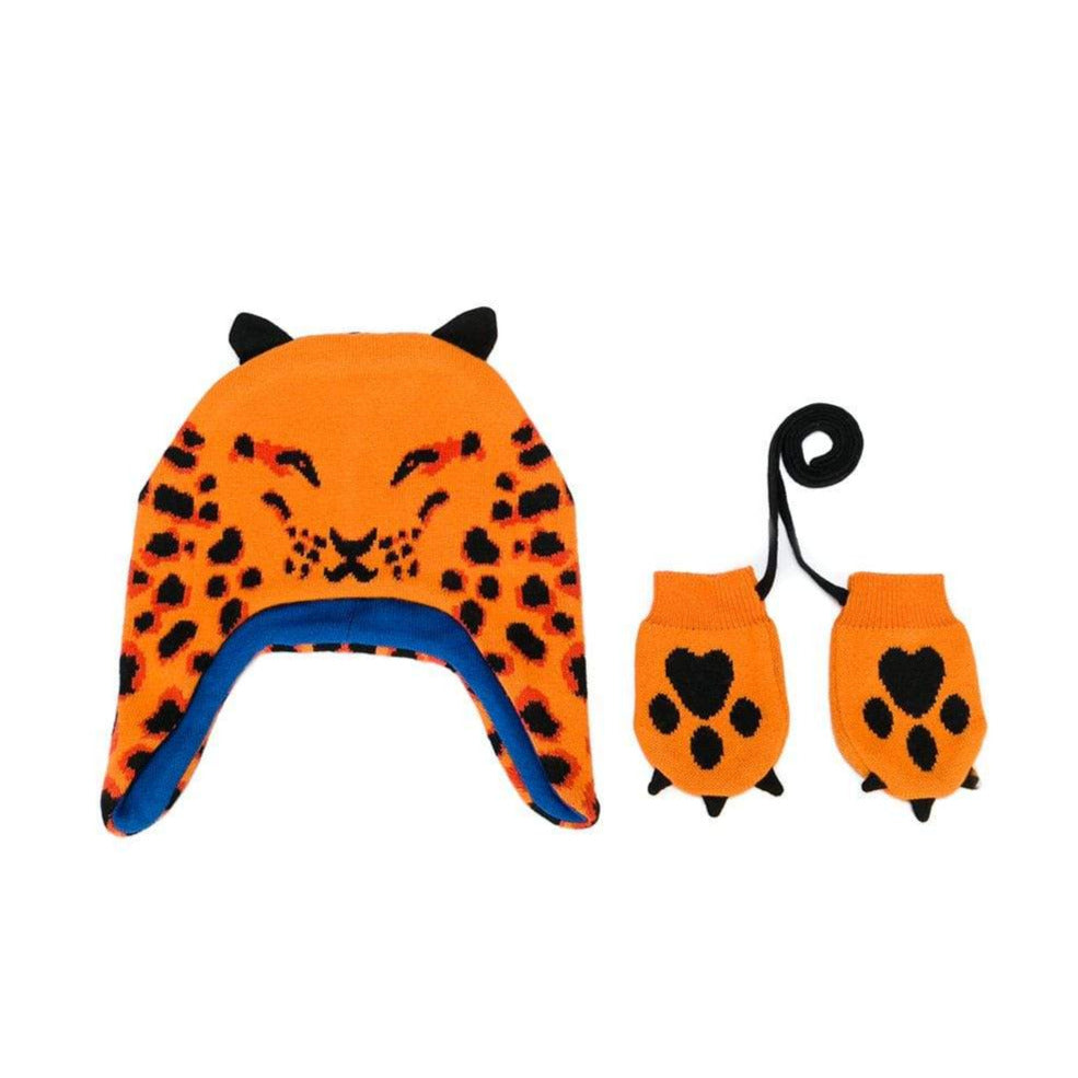 Paul Smith Junior Animal Print Hat And Mittens 3-6M