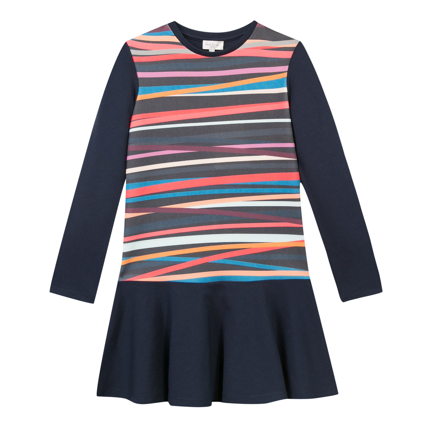 Paul Smith Junior Kids Girl Rainbow Striped Dress 5K30082 49