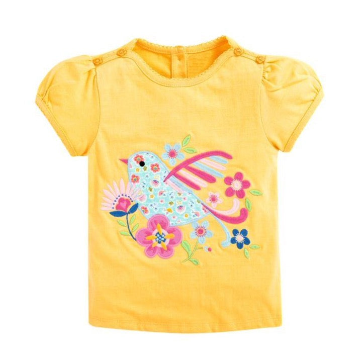 Jojo Maman Bebe Kids Girl's Hummingbird T-shirt