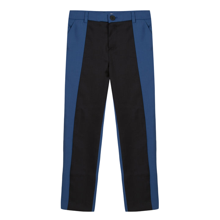 Kenzo Kids Boy Black & Blue Suit Pants