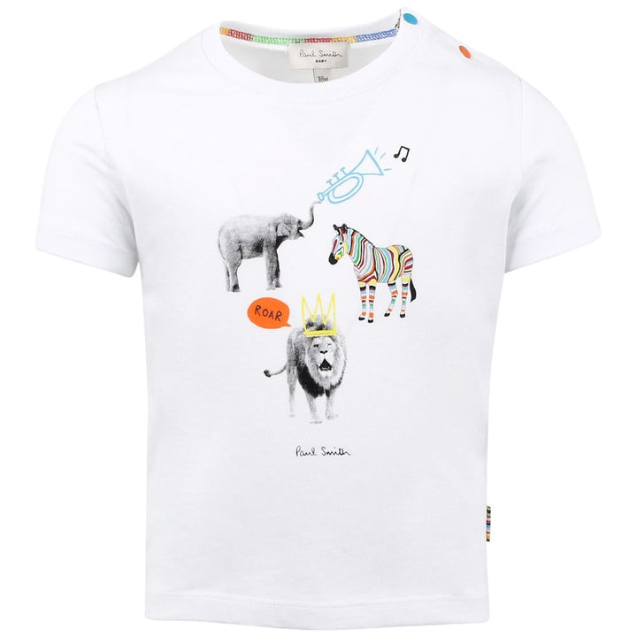 Paul Smith Junior Rod T-Shirt in White 5L10631 - 01