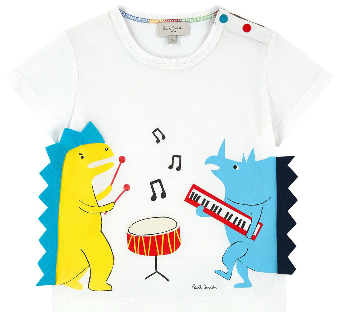 Paul Smith Junior Kids Dino Music T-shirt 5L10571 01