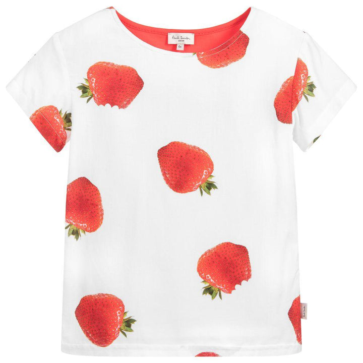 Paul Smith Junior Girl Big Strawberries Tee Shirt