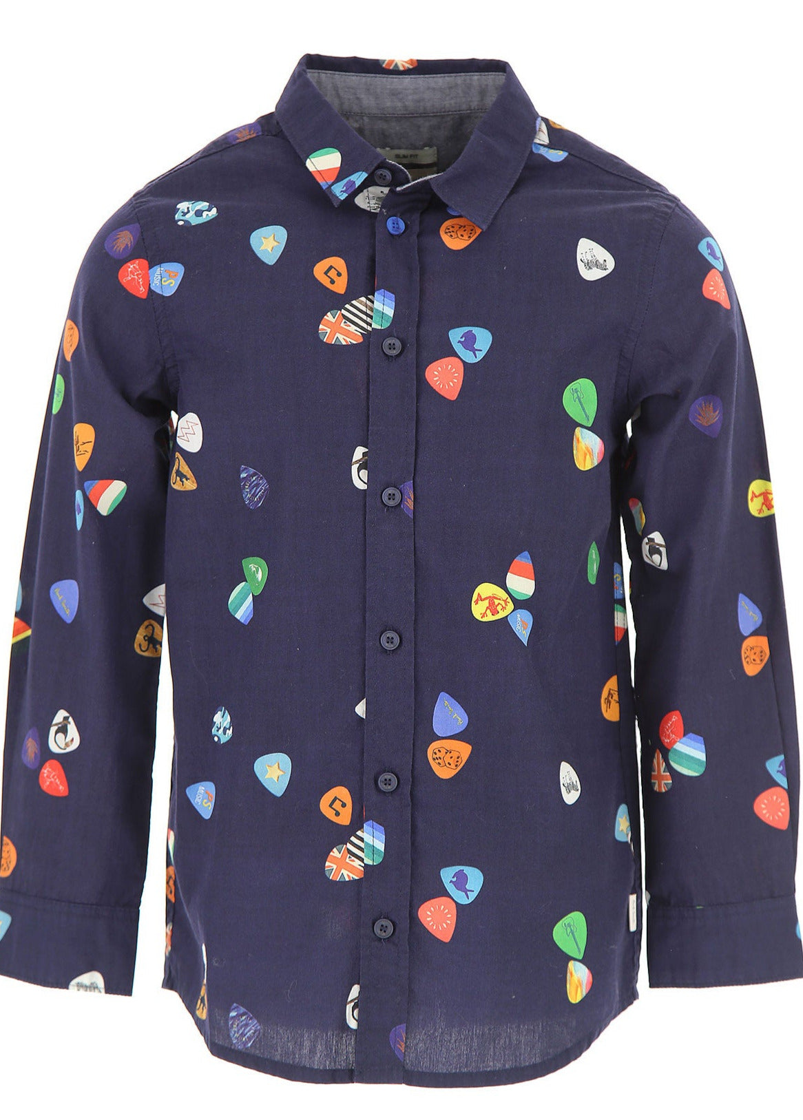 Paul Smith Junior Kids Boy Plectrum Print Shirt 5L12612 492