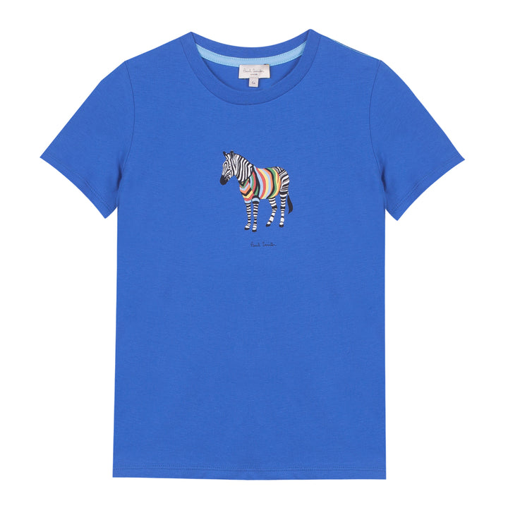 Paul Smith Junior Kids Romano Tee Shirt in Royal Blue
