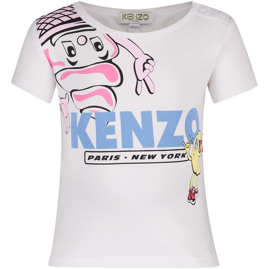 Kenzo Kids Food Fiesta Print Cotton T-shirt