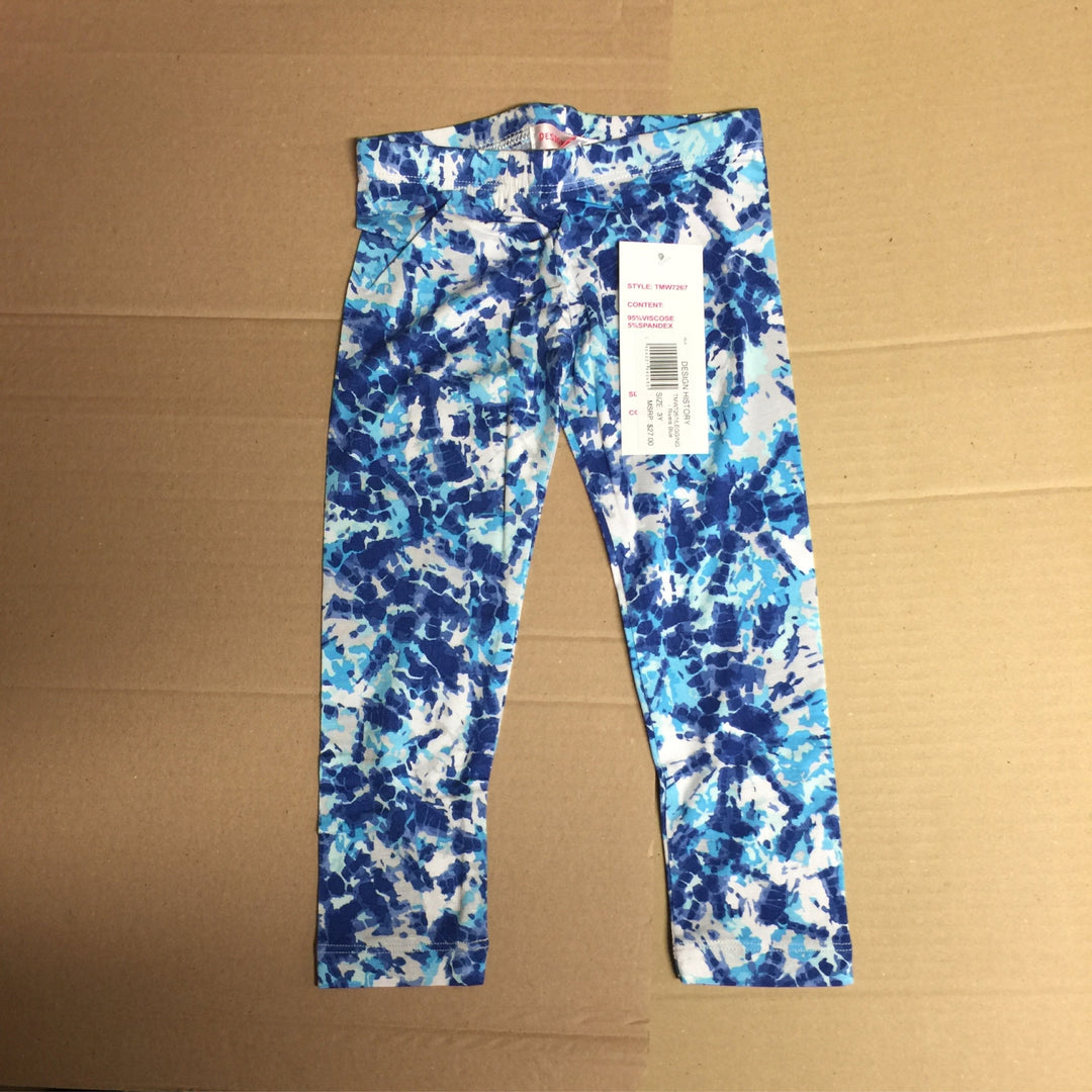 Design History TMW7267 Kids Girl Riverablucb Blue Legging