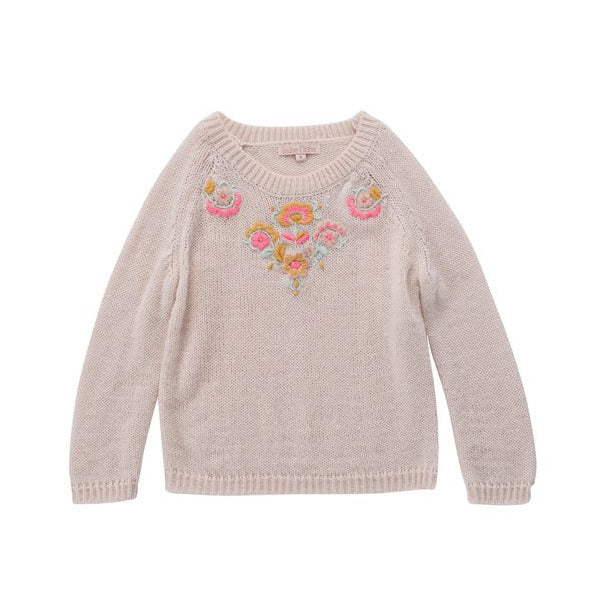 Louise Misha Kids Girl's Pull Gorskiz Sweaters - Cream