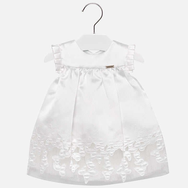 Mayoral 1908-24 Kids Baby Girl Embroidered Butterflies Dress