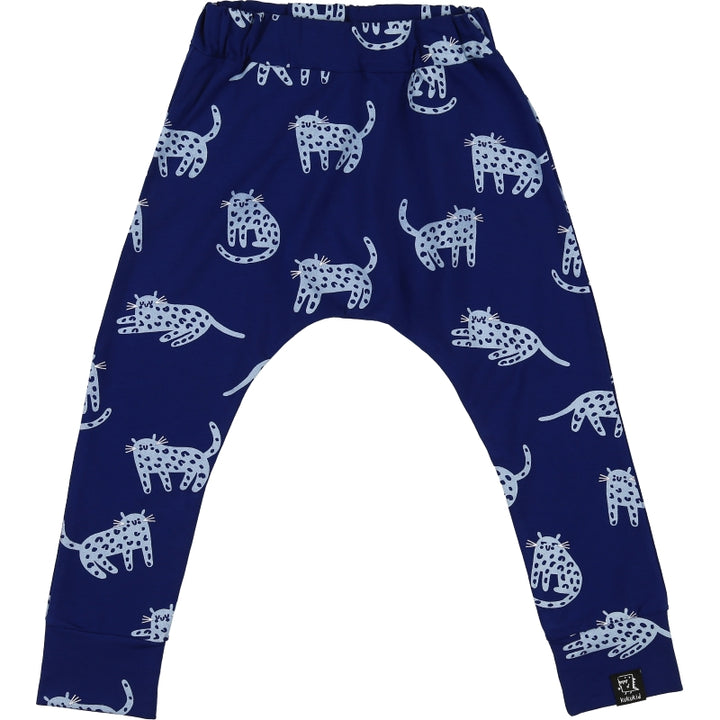 Kukukid Kids Baggy Pants in Berry Blue