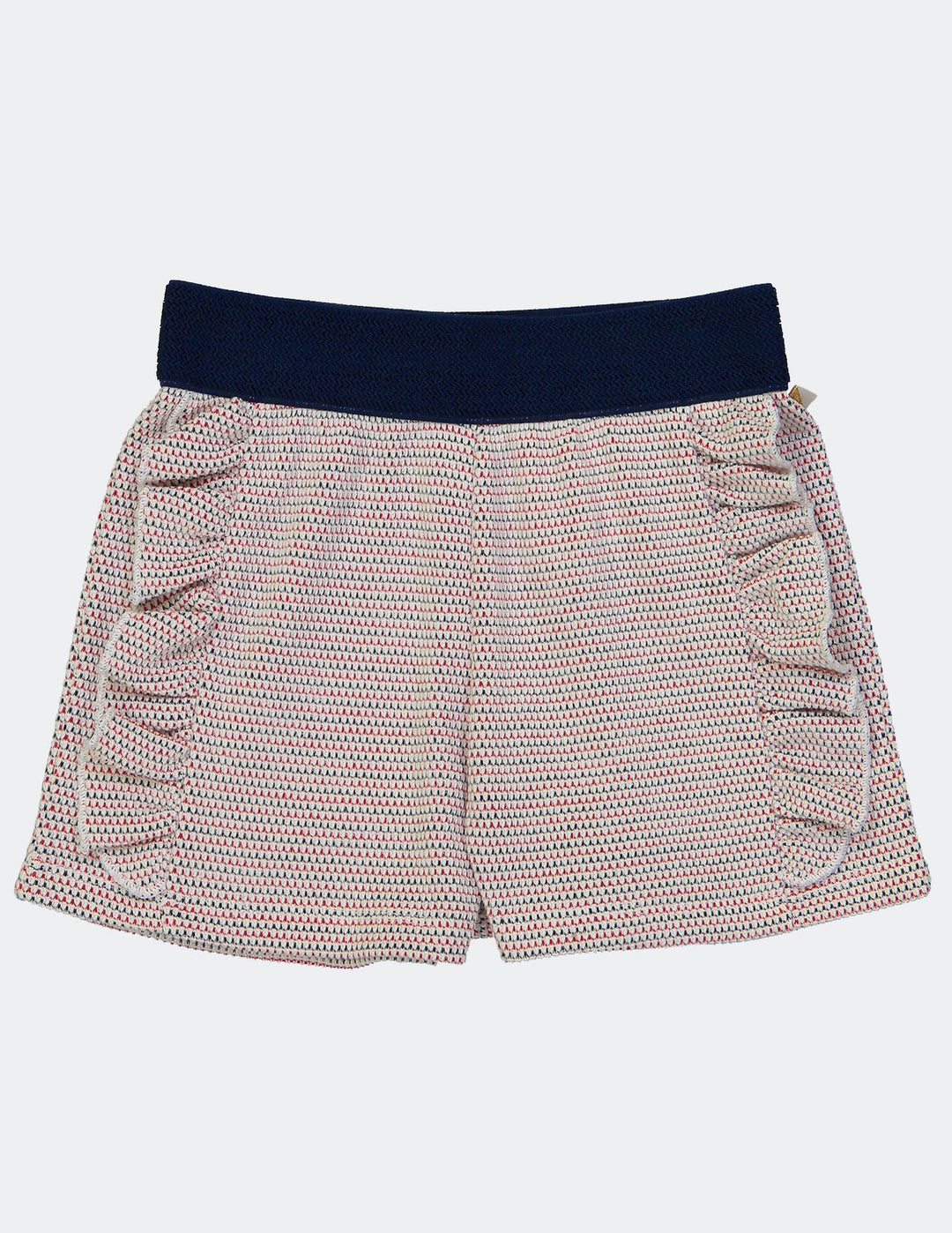 Blune - Kids Girl Ridio Crochet Short Pants - Navy/Fraise