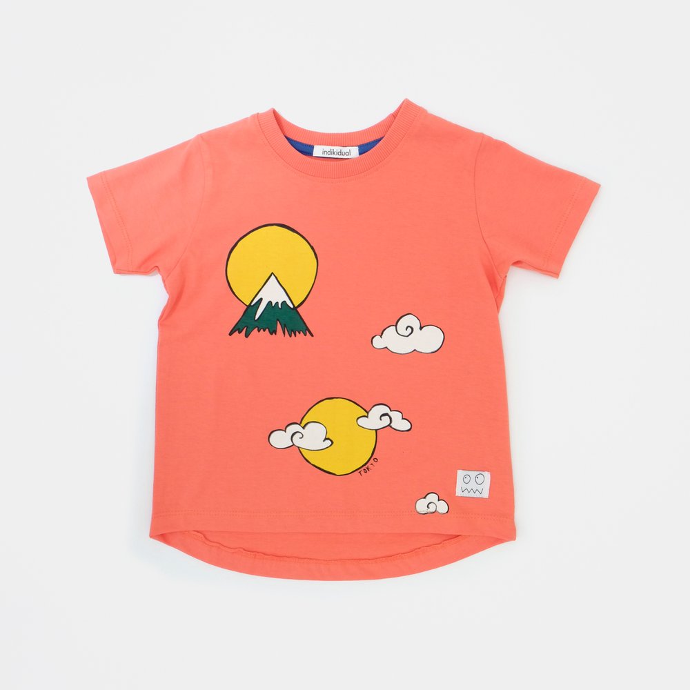 indikidual Kids Cloud Sun / Mountain Print T-Shirt