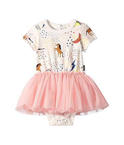 Rock Your Baby - Short Sleeve Circus Dress in Dusty Pink BGD1822U-UR