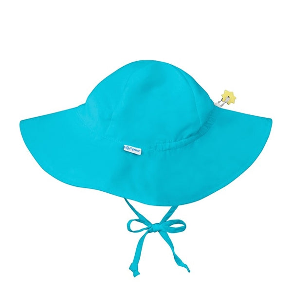 I Play Green Sprouts Sun Protect Hat in Aqua
