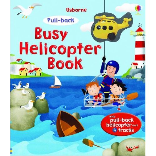 >Usborne Pull-Back Busy Helicopter Book (3Yr&Up)