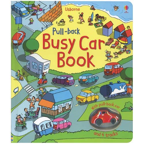>USBORNE Pull-Back Busy Car Book (3Yr&Up)