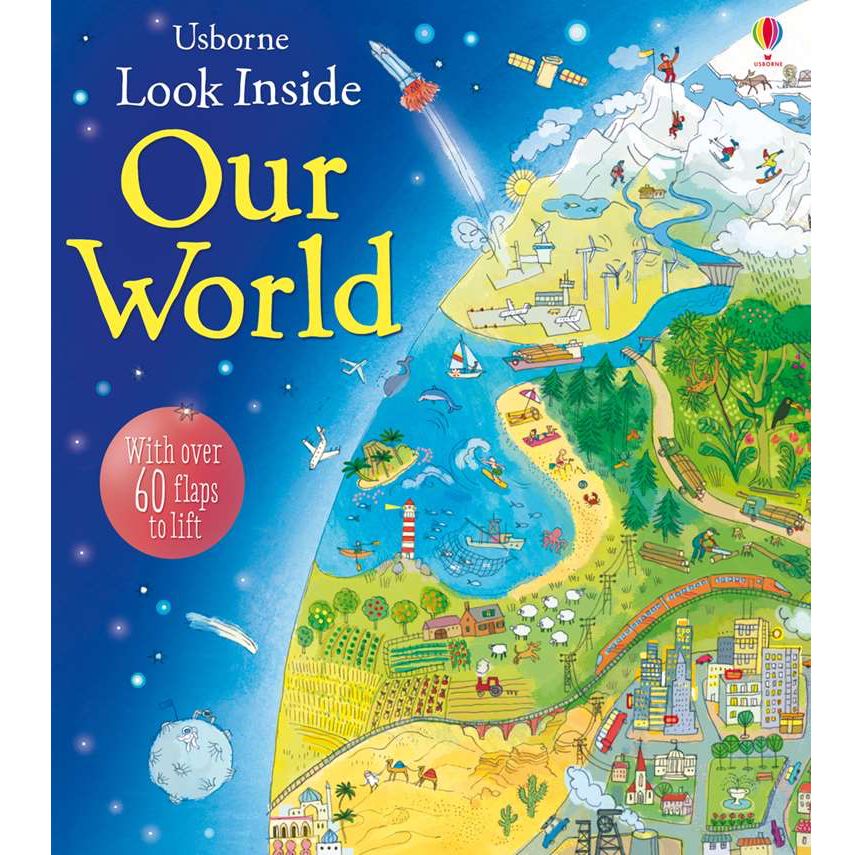 >USBORNE Look Inside Our World (5Yr&Up, Board book)  978-0-7945-2958-1