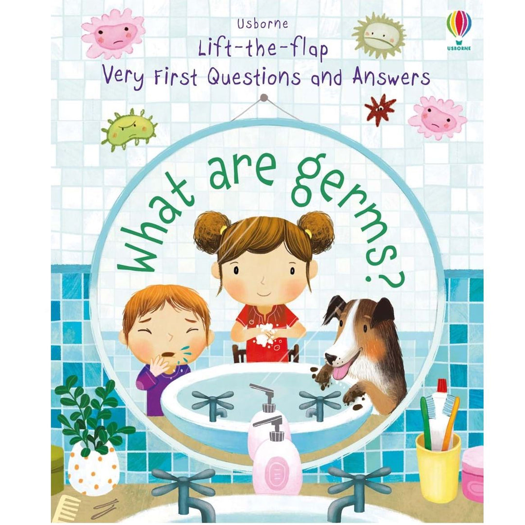>USBORNE Lift-the-Flap First Questions and Answers: What are germs? 2Yr+