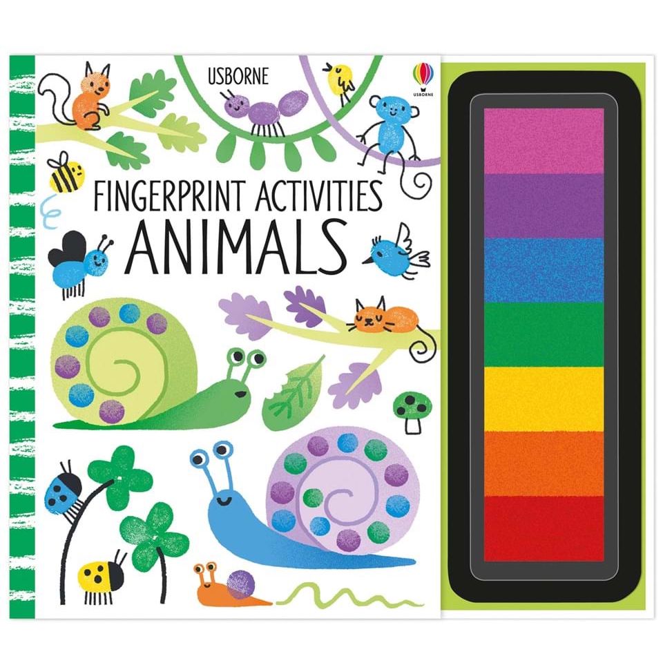 >USBORNE Fingerprint activities: Animals (6Yr&Up, 64pp)