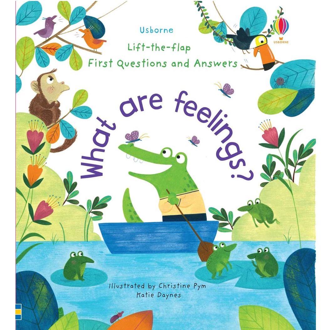 >USBORNE Lift-the-Flap First Questions and Answers: What Are Feelings? 3Yr+