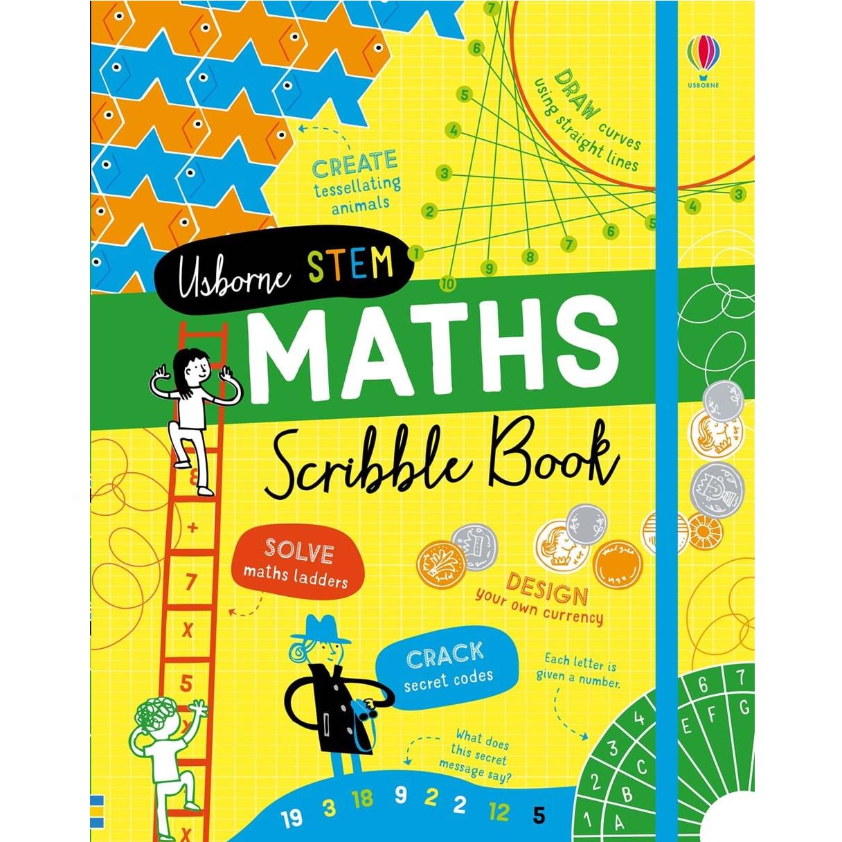 >USBORNE STEM Maths Scribble Book (8Yr&Up)