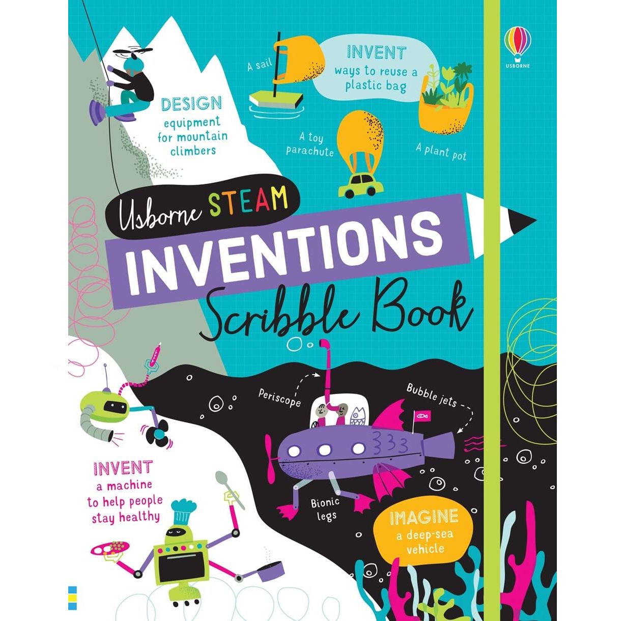 >USBORNE STEM Inventions Scribble Book (8Yr&Up)