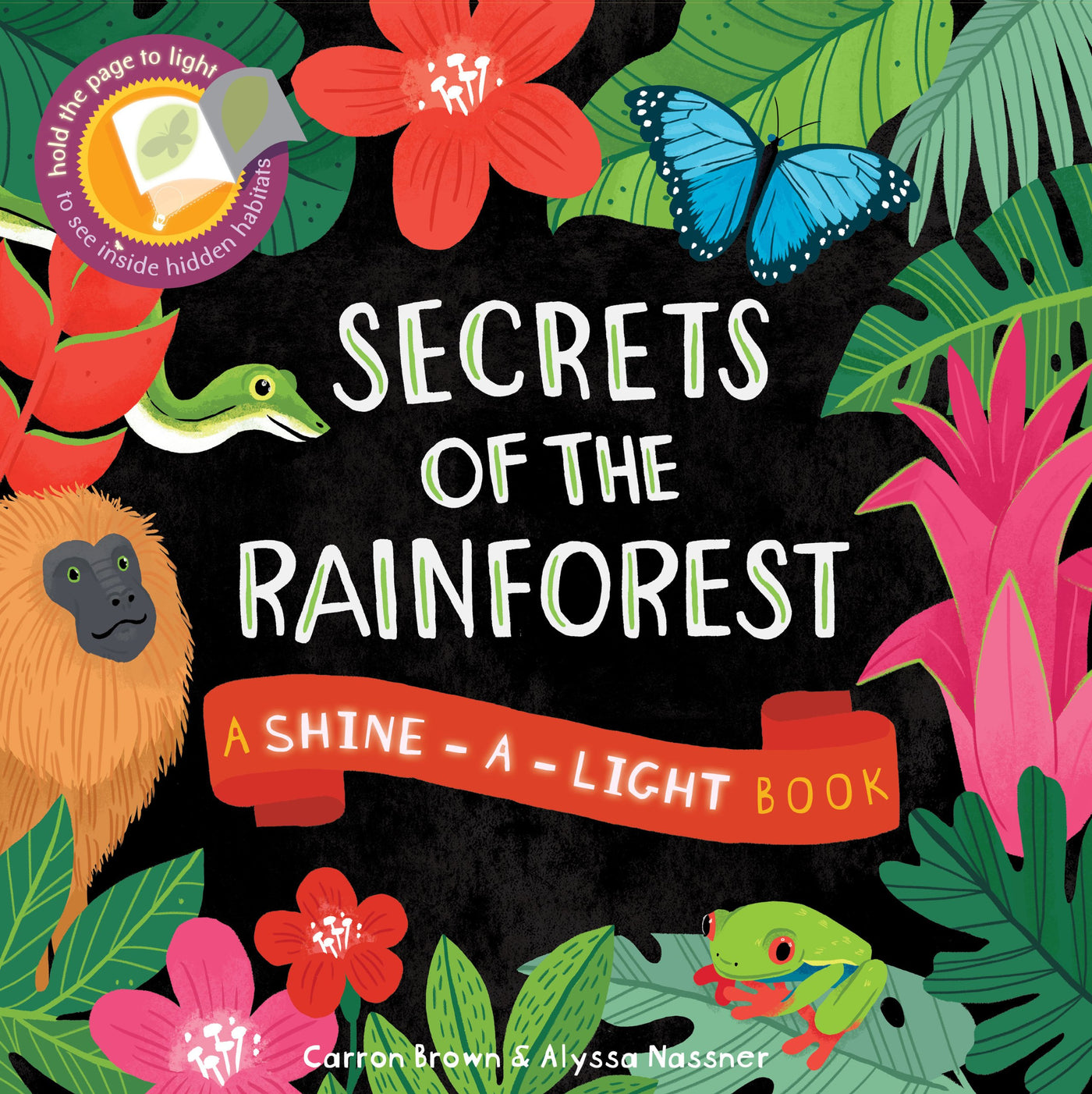 >USBORNE Shine-a-Light - Secrets of The Rain Forest (4-8Y)