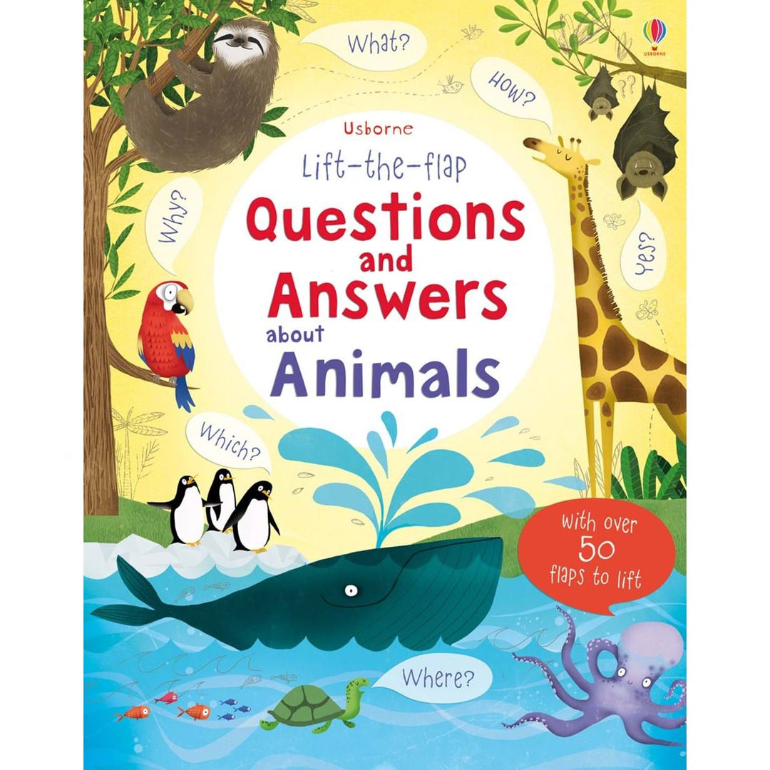 >USBORNE Lift-the-Flap Questions and Answers About Animals 4Y+