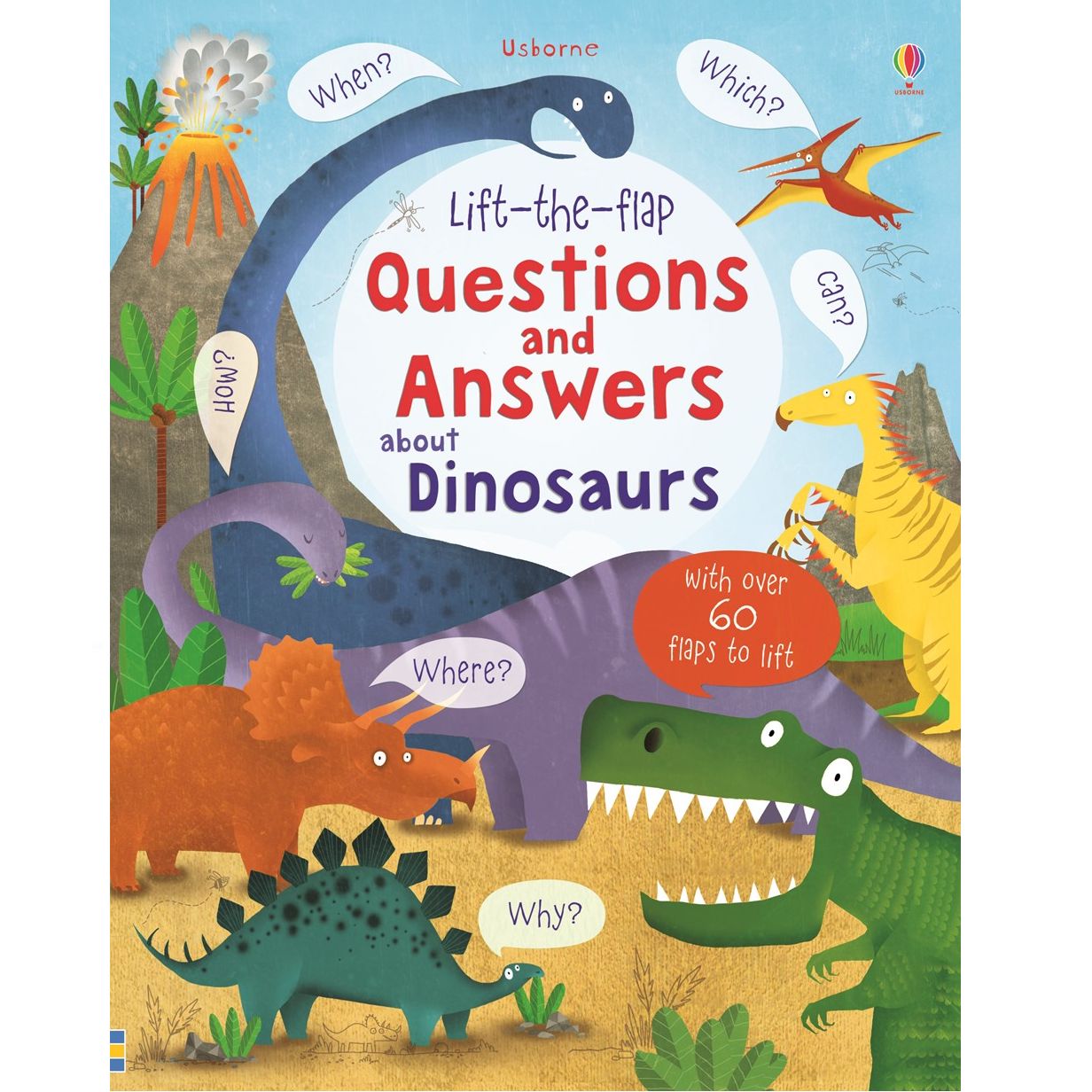 >USBORNE Lift-the-Flap Questions and Answers About Dinosaurs (4Y&Up) 978-0-7945-3447-9