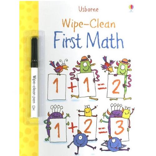>USBORNE Wipe-Clean First Math (4Y&Up)