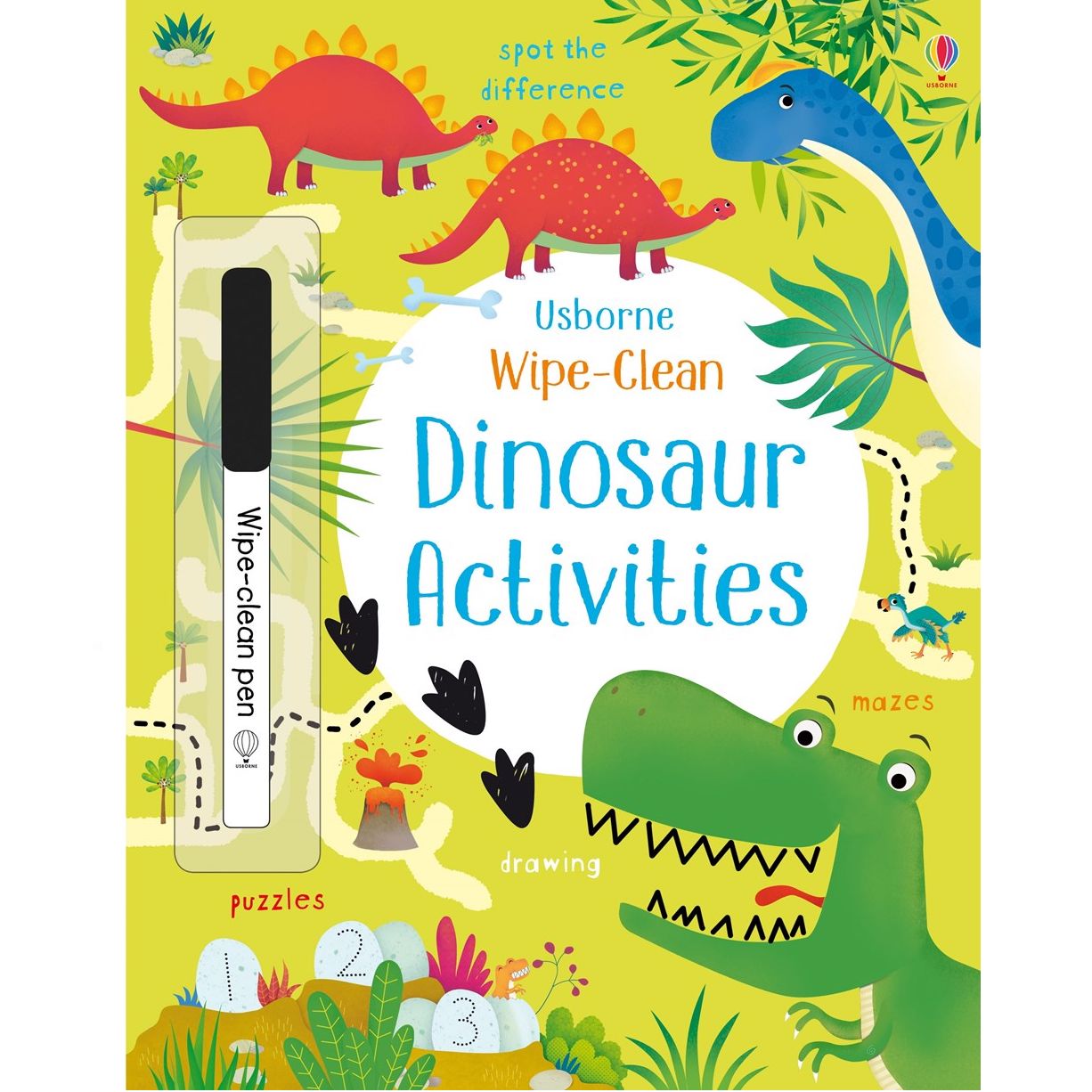 >USBORNE Wipe-Clean Dinosaur Activities (4Y&Up)