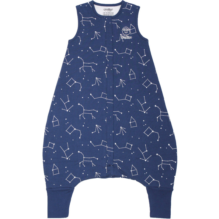 >Woolino Merino Wool 4 Season Baby Sleep Bag with FEET opening - Night Sky