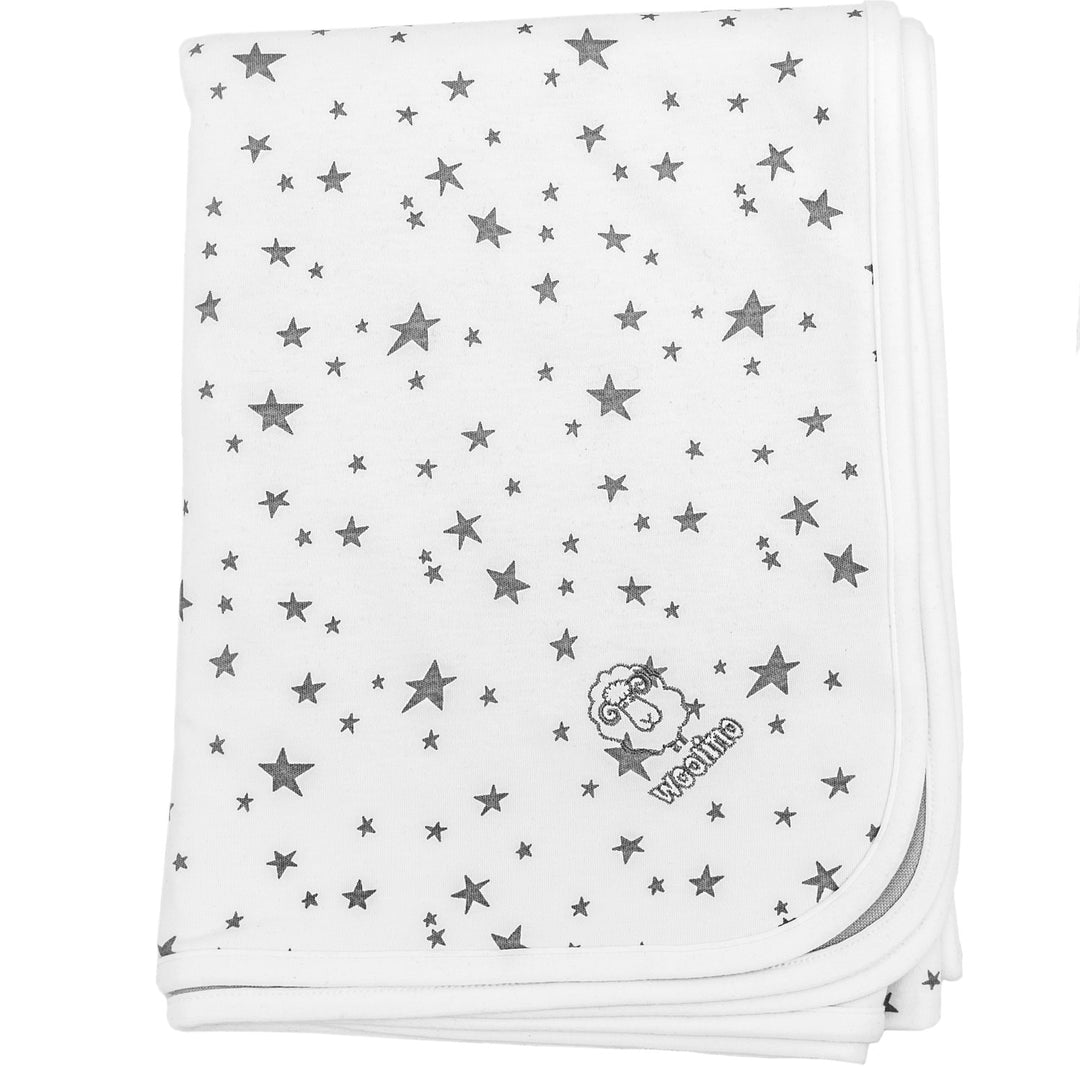 >Woolino Merino Wool 4 Season Stroller Baby Blanket 40"x31.5" [multi-color]