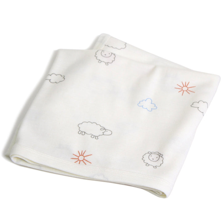 >Woolino Merino Wool Swaddle Blanket 39" x 35.5" - Sheep