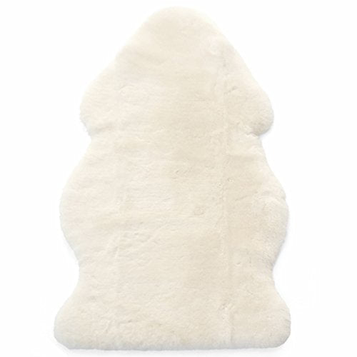 >Woolino Cuddle & Play Rug for Babies - 100% Australian Lambskin, 2' x 3' [2-Color]