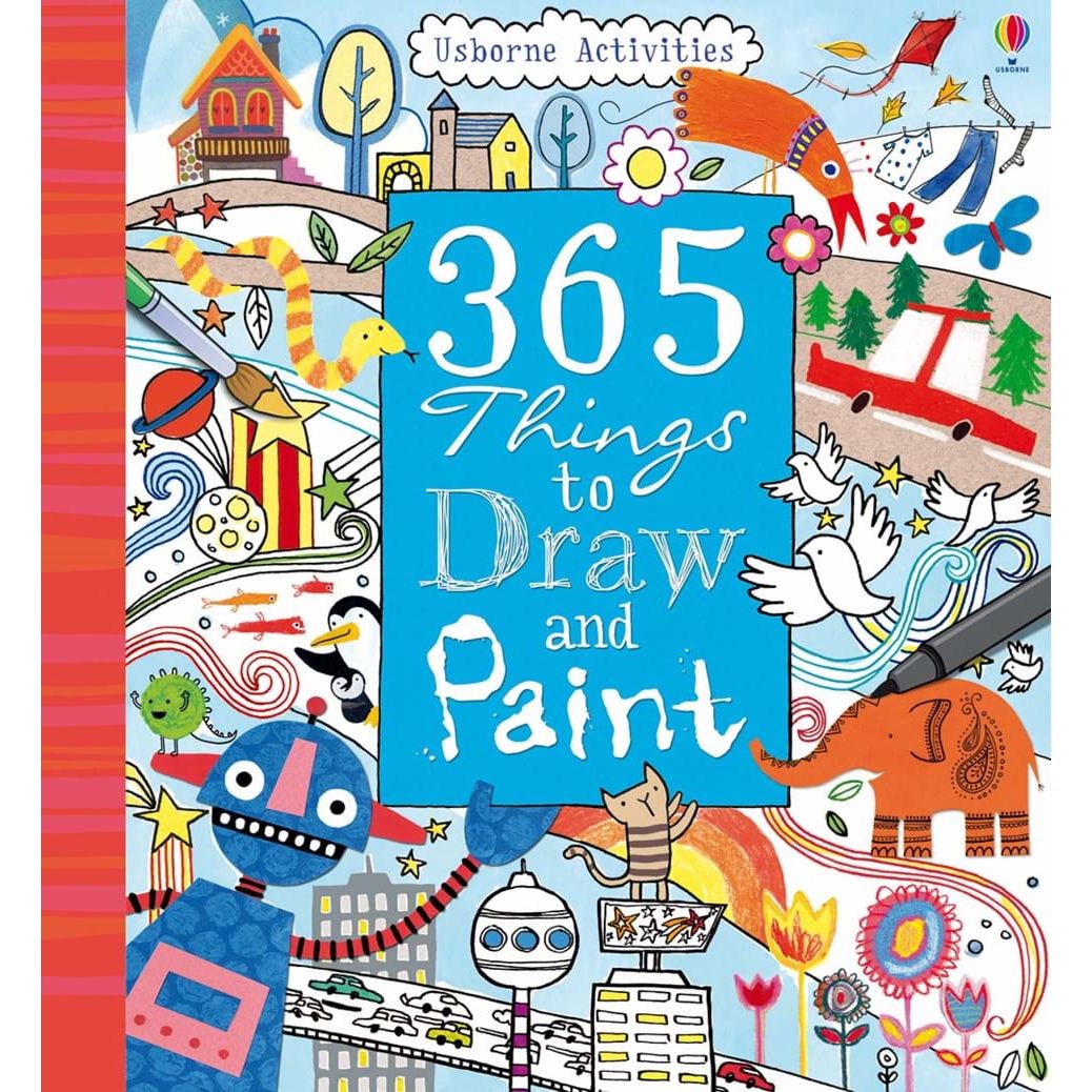 >USBORNE 365 Things to Draw and Paint (5Y&Up) 978-0-7945-4527-7