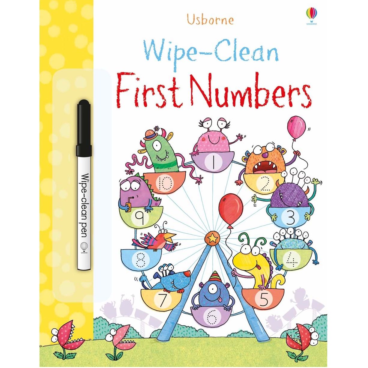 >USBORNE Wipe-Clean First Numbers (4Y&Up)
