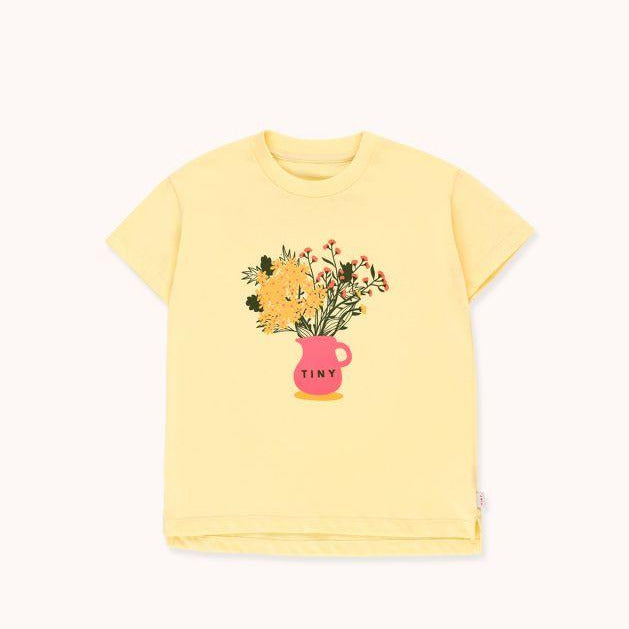 TINYCOTTONS Kids "TINY FLOWERS" TEE in lemonade/yellow 037