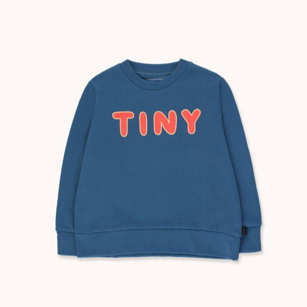 TINYCOTTONS Kids "TINY" SWEATSHIRT in summer navy/red 121