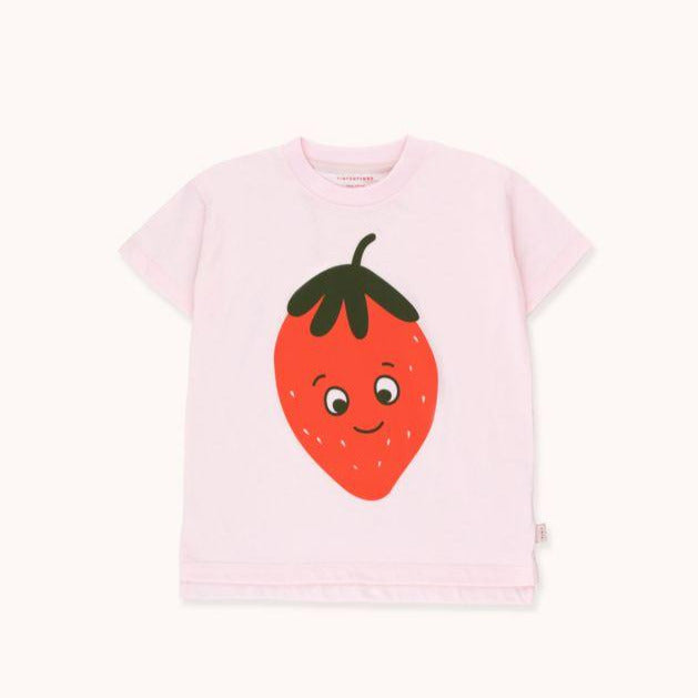 TINYCOTTONS Kids "STRAWBERRY" TEE in light pink/red 050