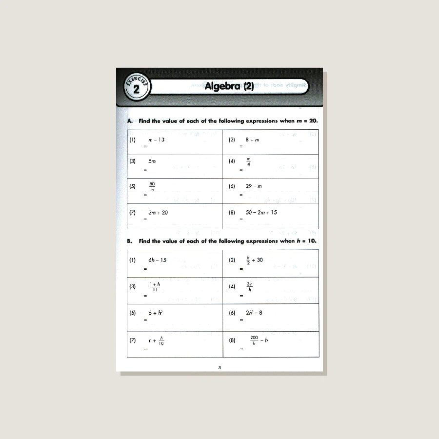 >Singapore Math Extra Practice U.S. Edition Grade 6