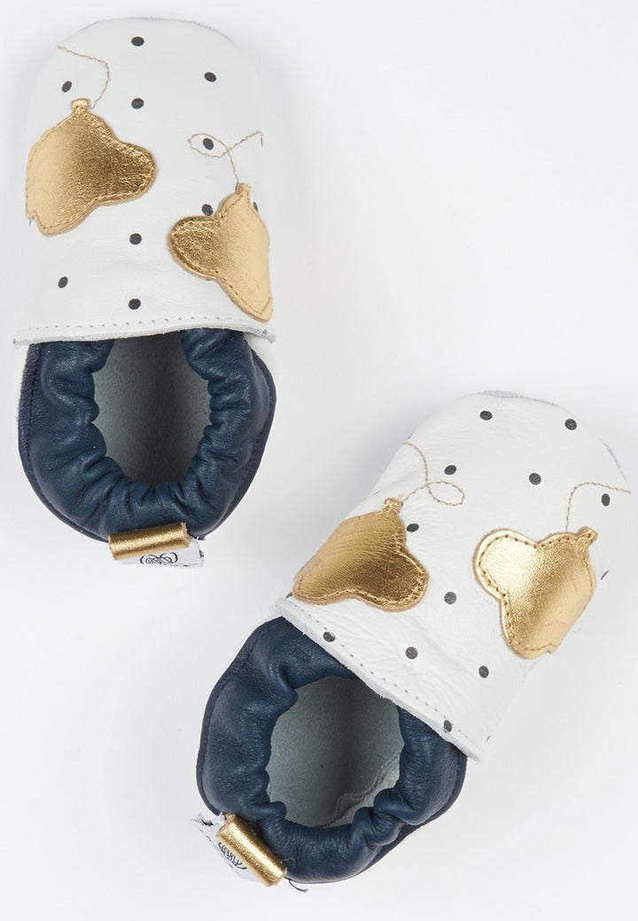 SHOOSHOOS KARMA Baby Handcrafted Indoor Leather Shoes