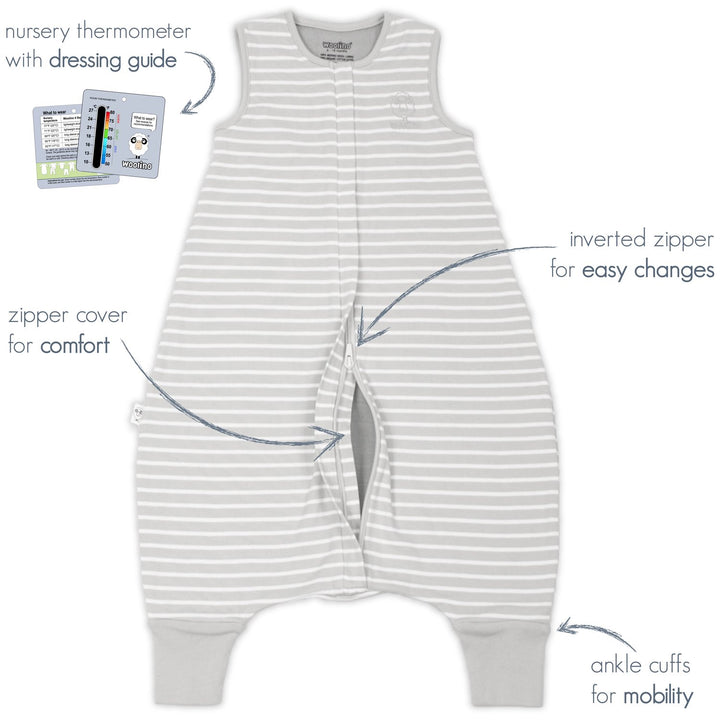 >Woolino Merino Wool 4 Season Baby Sleep Bag with FEET opening - Night Sky