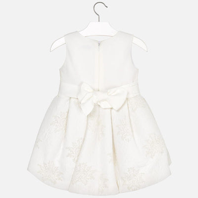 Mayoral 3913Kids Girl Formal Floral Sparkle Jacquard Dress